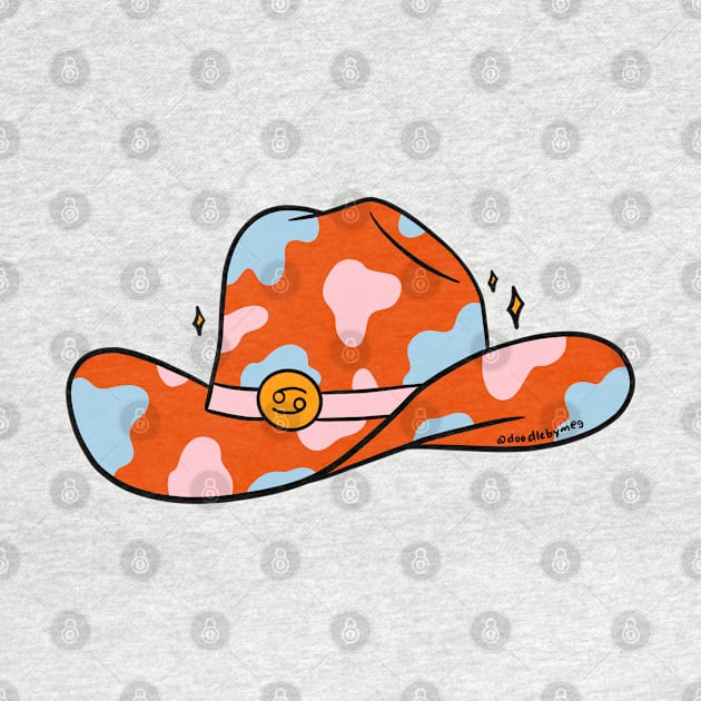 Cancer Cowboy Hat by Doodle by Meg